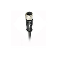 17pins, M12 A code female straight pur cable with shielded, -40℃~+105℃