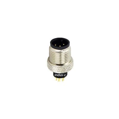 3pins, M12 A code male moldable connector