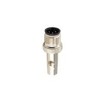 3pins, M12 A code male moldable connector with shielded