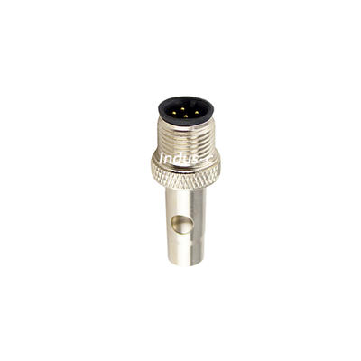 4pins, M12 A code male moldable connector with shielded