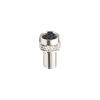 6pins, M8 A code female moldable connector with shielded