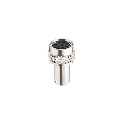 8pins, M8 A code female moldable connector with shielded
