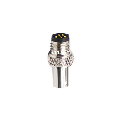 5pins, M8 B code male moldable connector with shielded